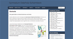 Desktop Screenshot of gymnasium-ohz.de