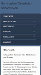 Mobile Screenshot of gymnasium-ohz.de